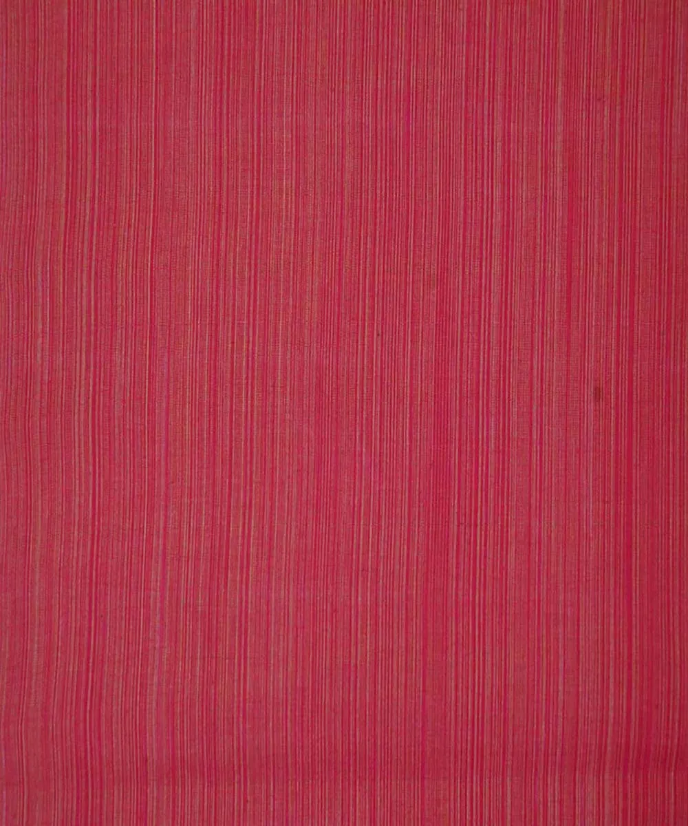 0.7m Red handwoven cotton stripes mangalgiri fabric