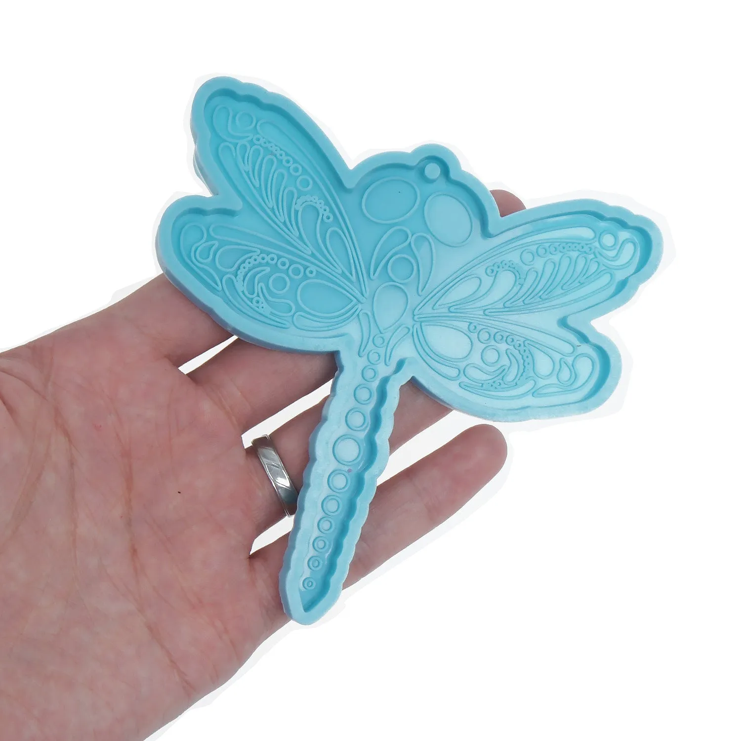 1 piece Silicone Dragonfly Mold Keychain Mold Resin Epoxy Mold For Keychain 103859