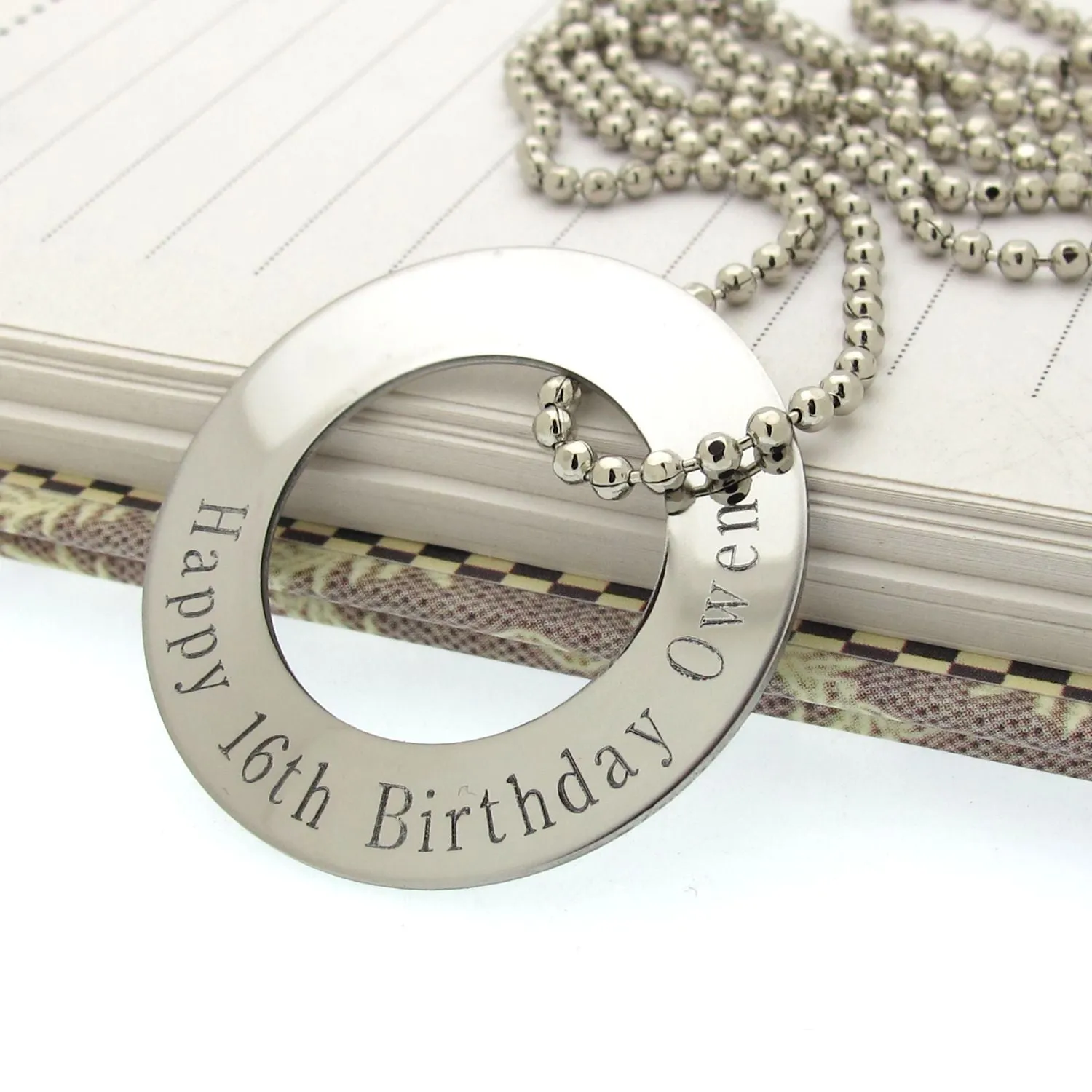 16th Birthday Boy Necklace Gift