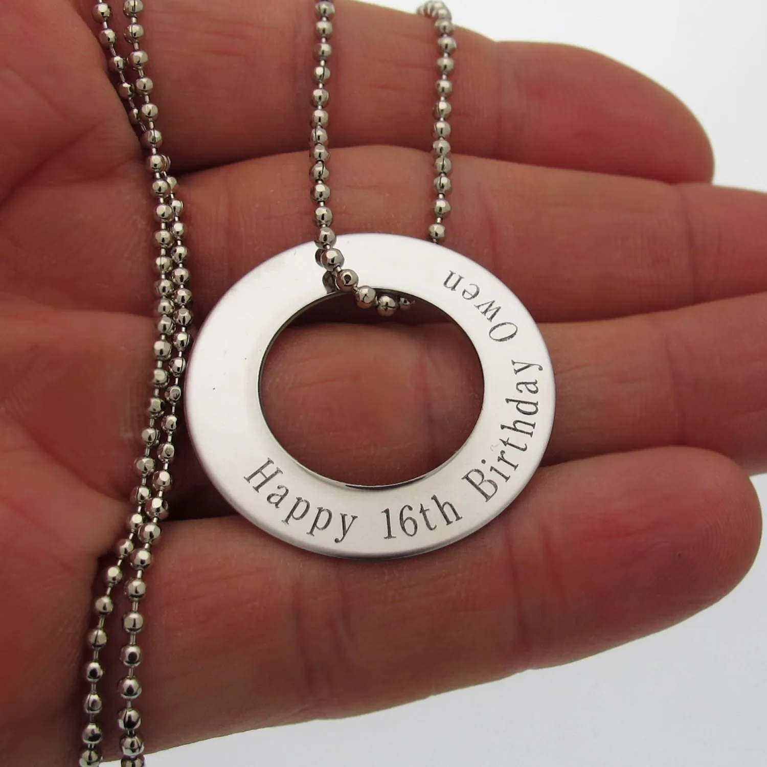 16th Birthday Boy Necklace Gift