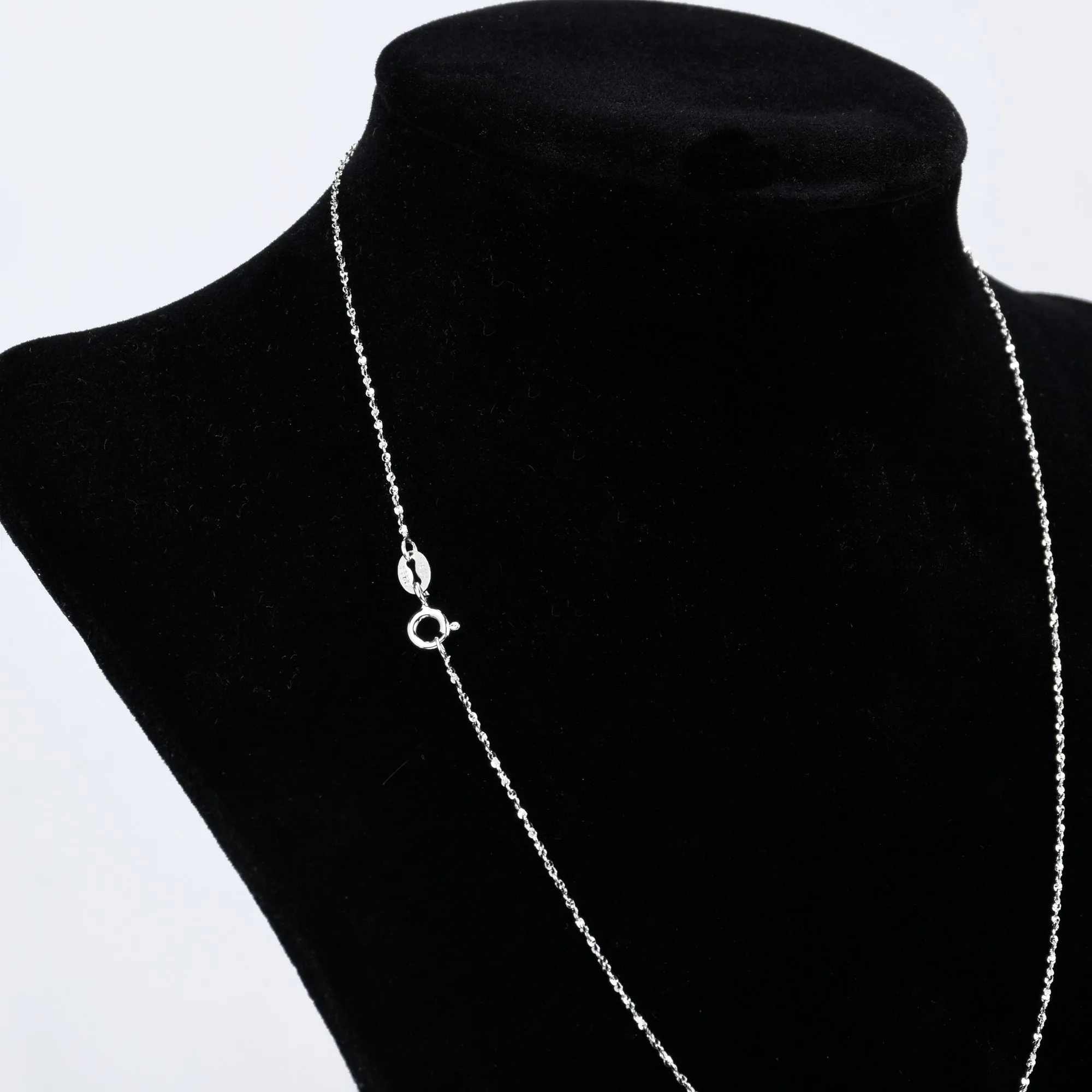 18 Sterling Silver Necklace Chain 925 Silver Chain Necklace Thin Chain Finished Chain Necklace Silver Jewelry 1pcs 102937