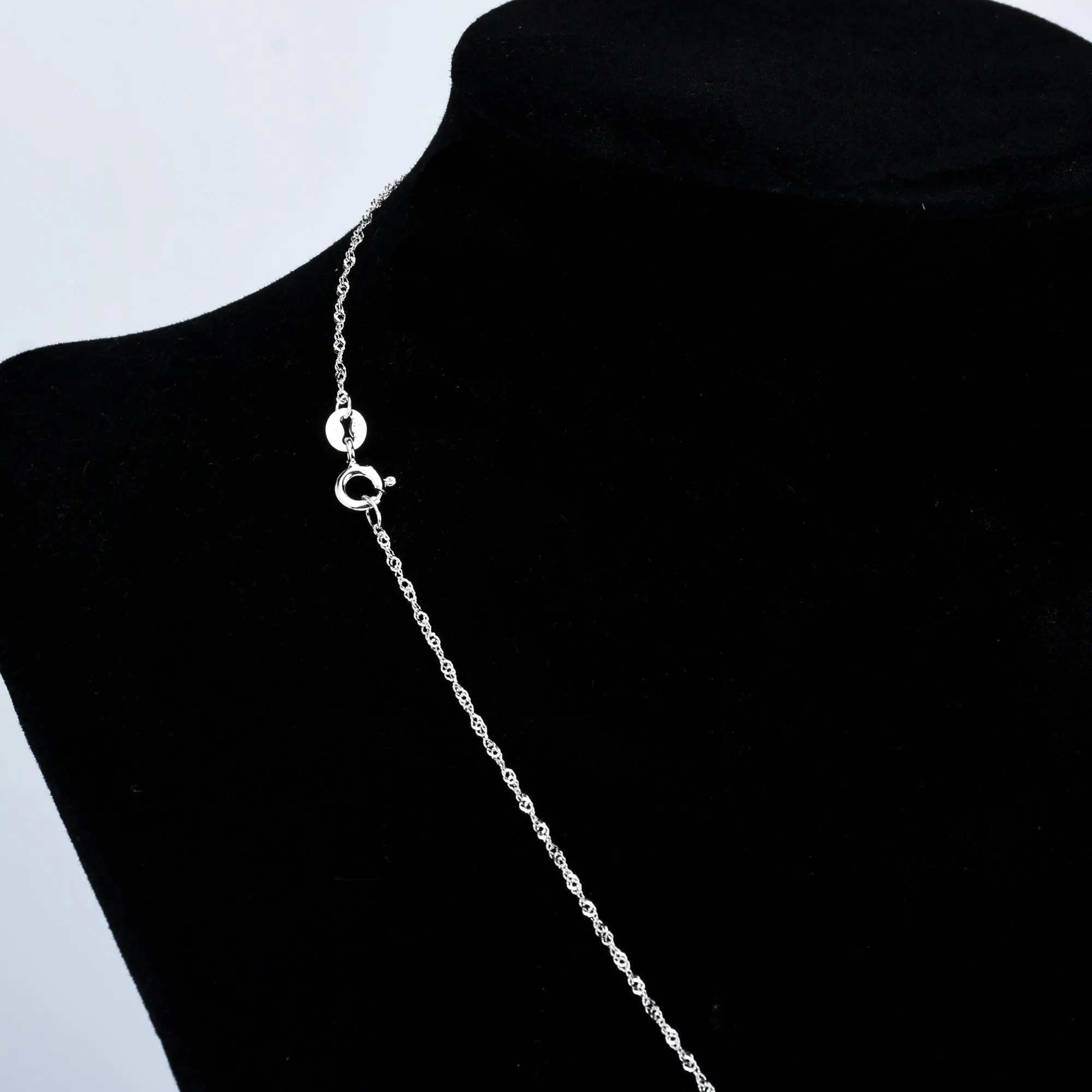 18 Sterling Silver Necklace Chain 925 Silver Chain Necklace Thin Chain Finished Chain Necklace Silver Jewelry 1pcs 102937