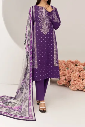 3 PIECE DIGITAL PRINT LAWN| DPC-356