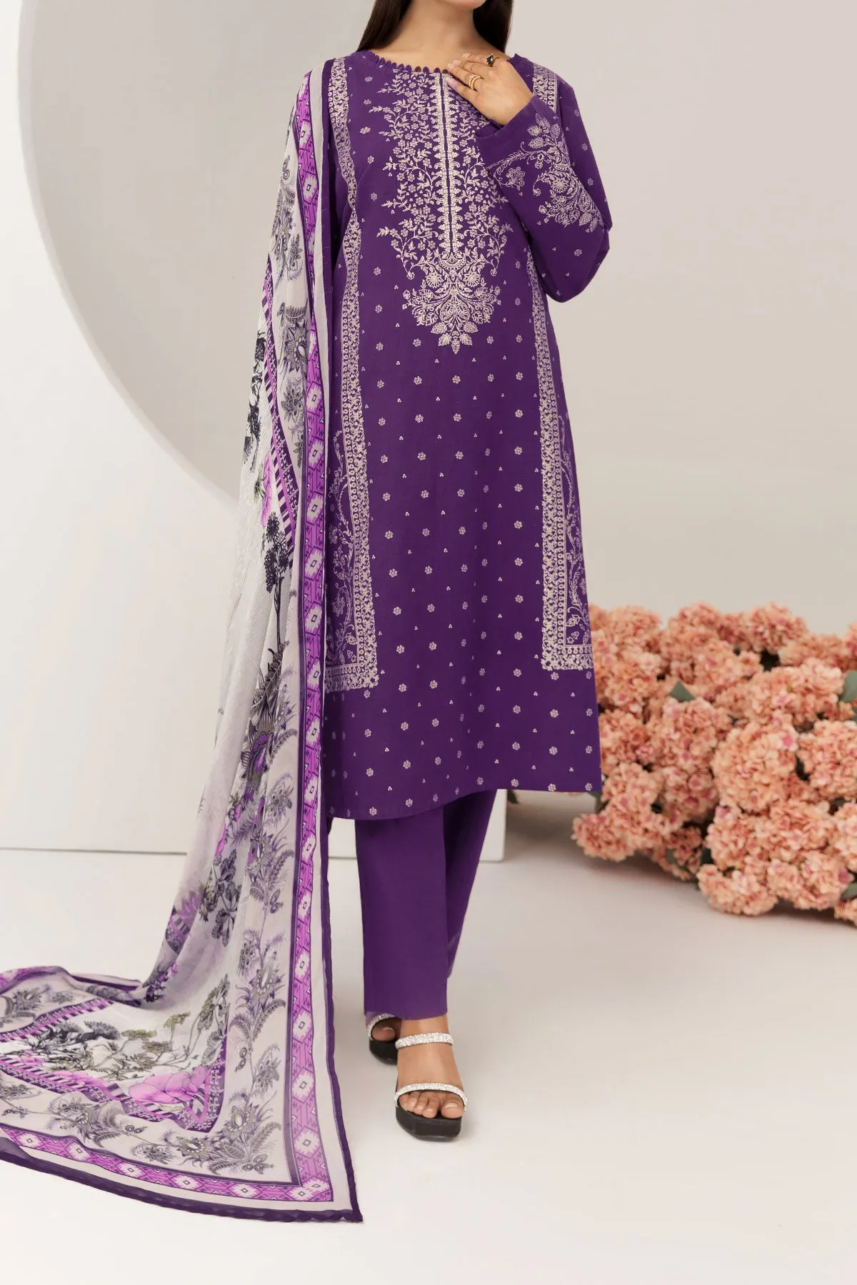 3 PIECE DIGITAL PRINT LAWN| DPC-356