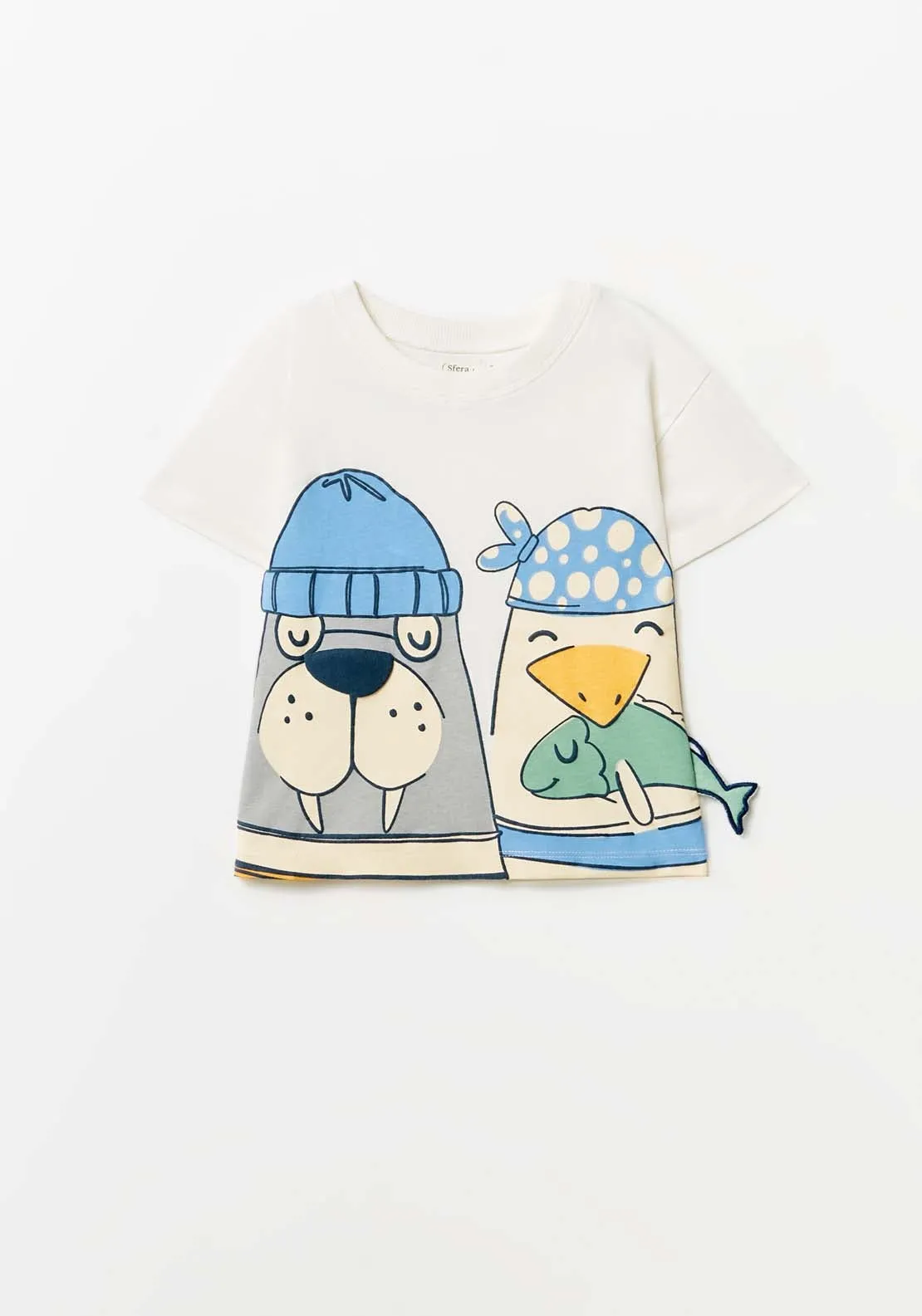 3D Finn T-Shirt - Cream