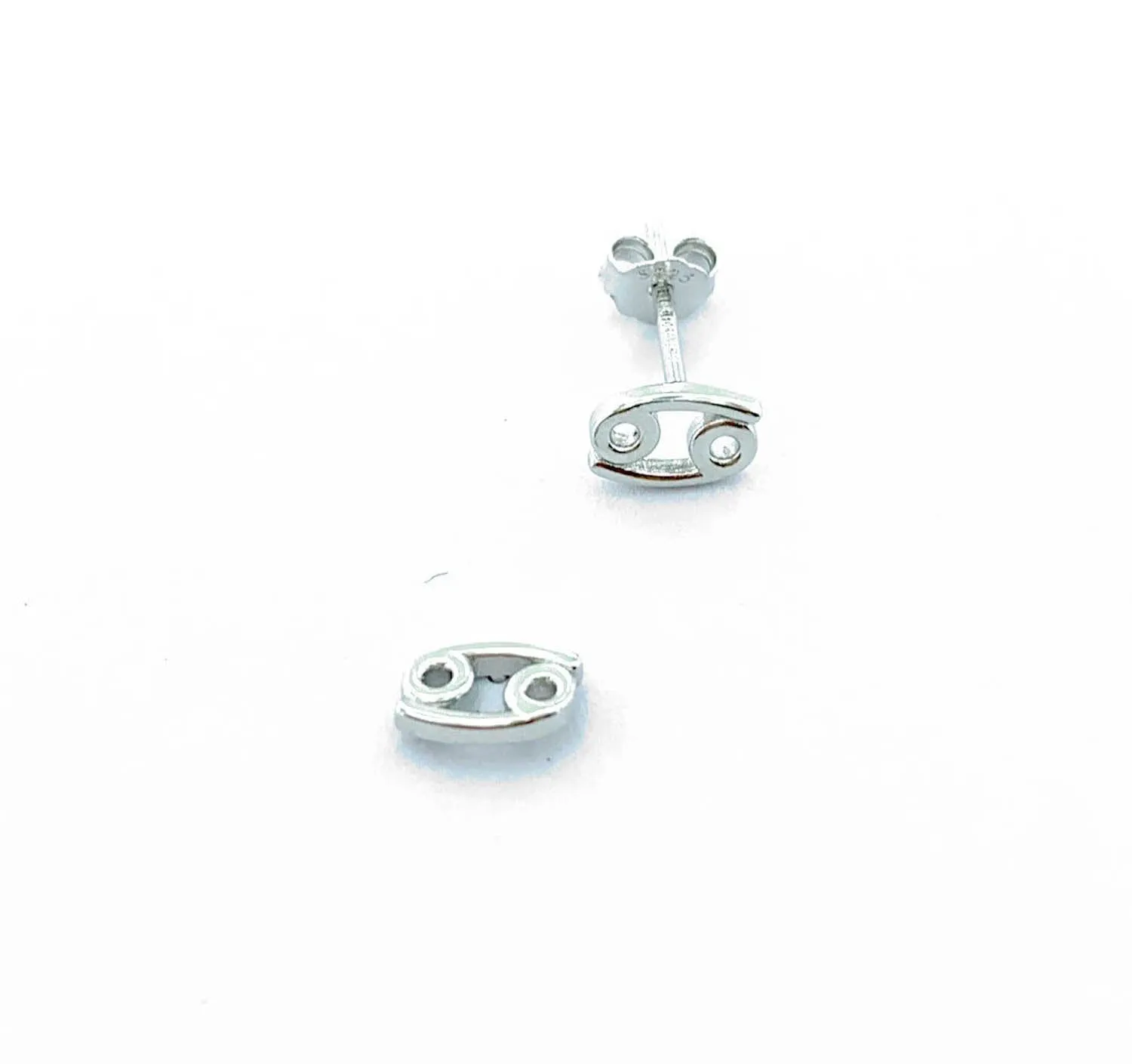 925 Silver Cancer Stud Constellation Earring