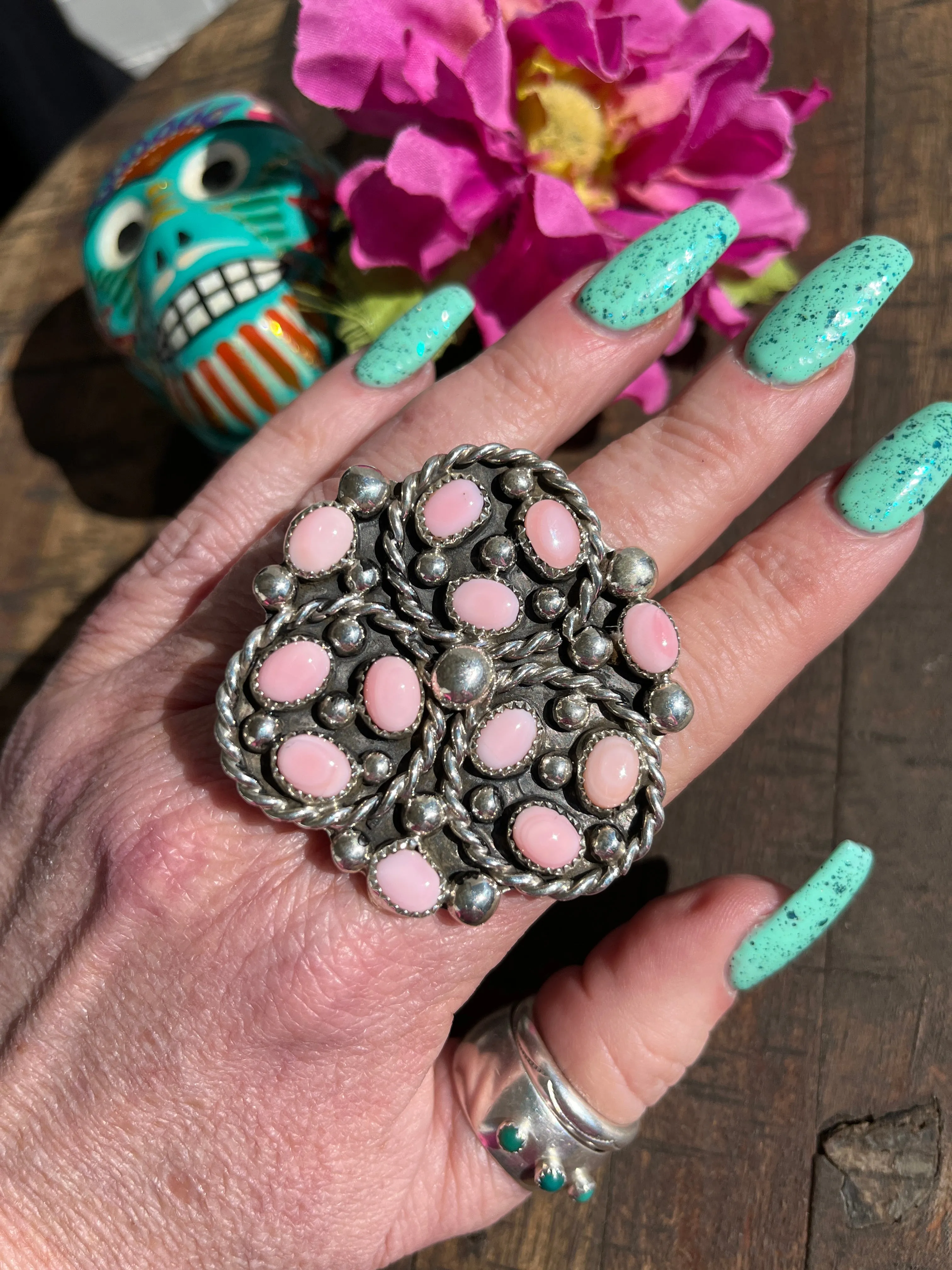 Adjustable "Cotton Candy" Ring