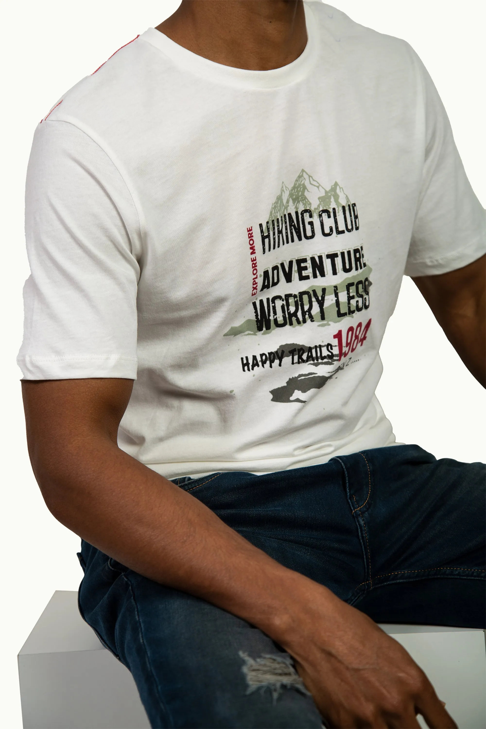 Adventure Crew Neck Cotton Tee