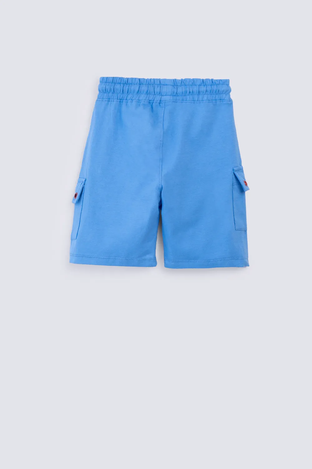 BOYS KNIT CARGO SHORTS