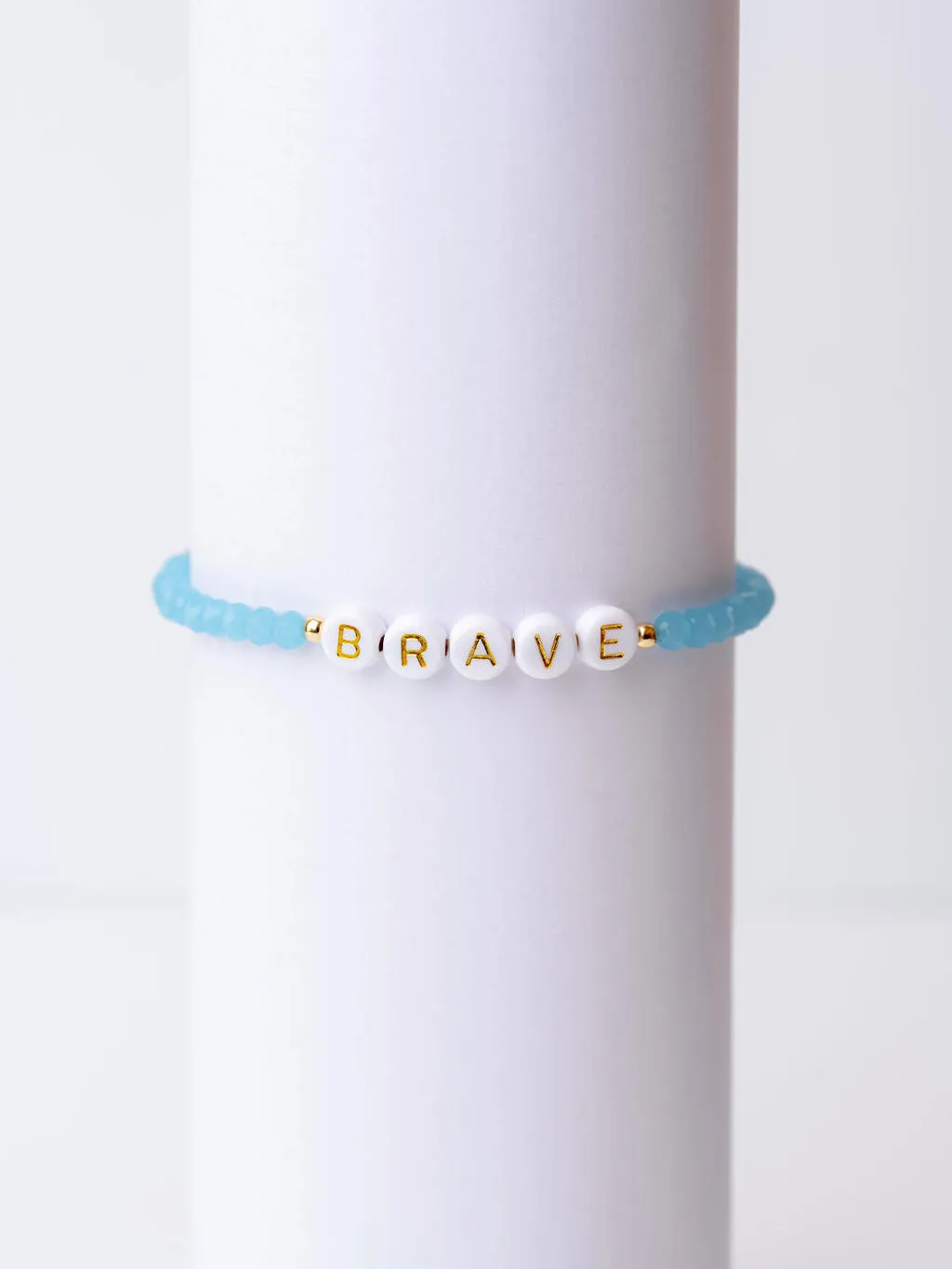 BRAVE Crystal Beaded Bracelet