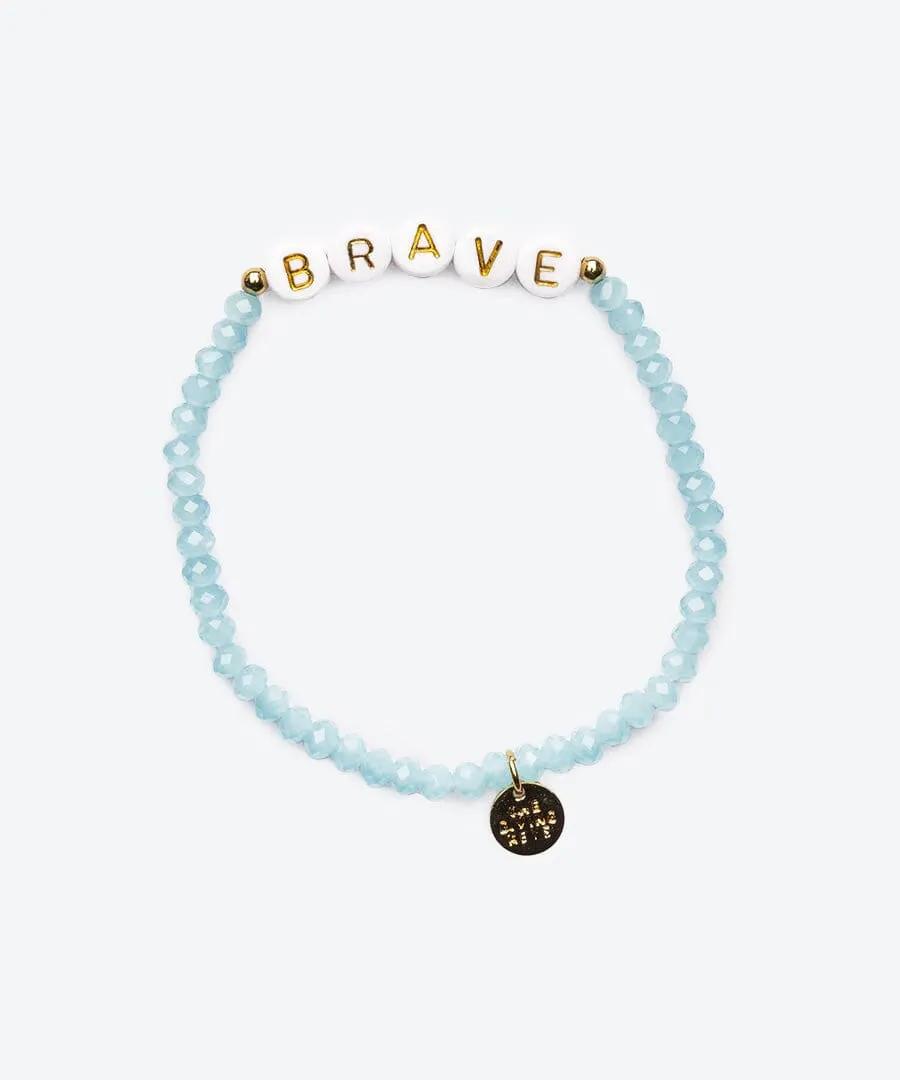 BRAVE Crystal Beaded Bracelet