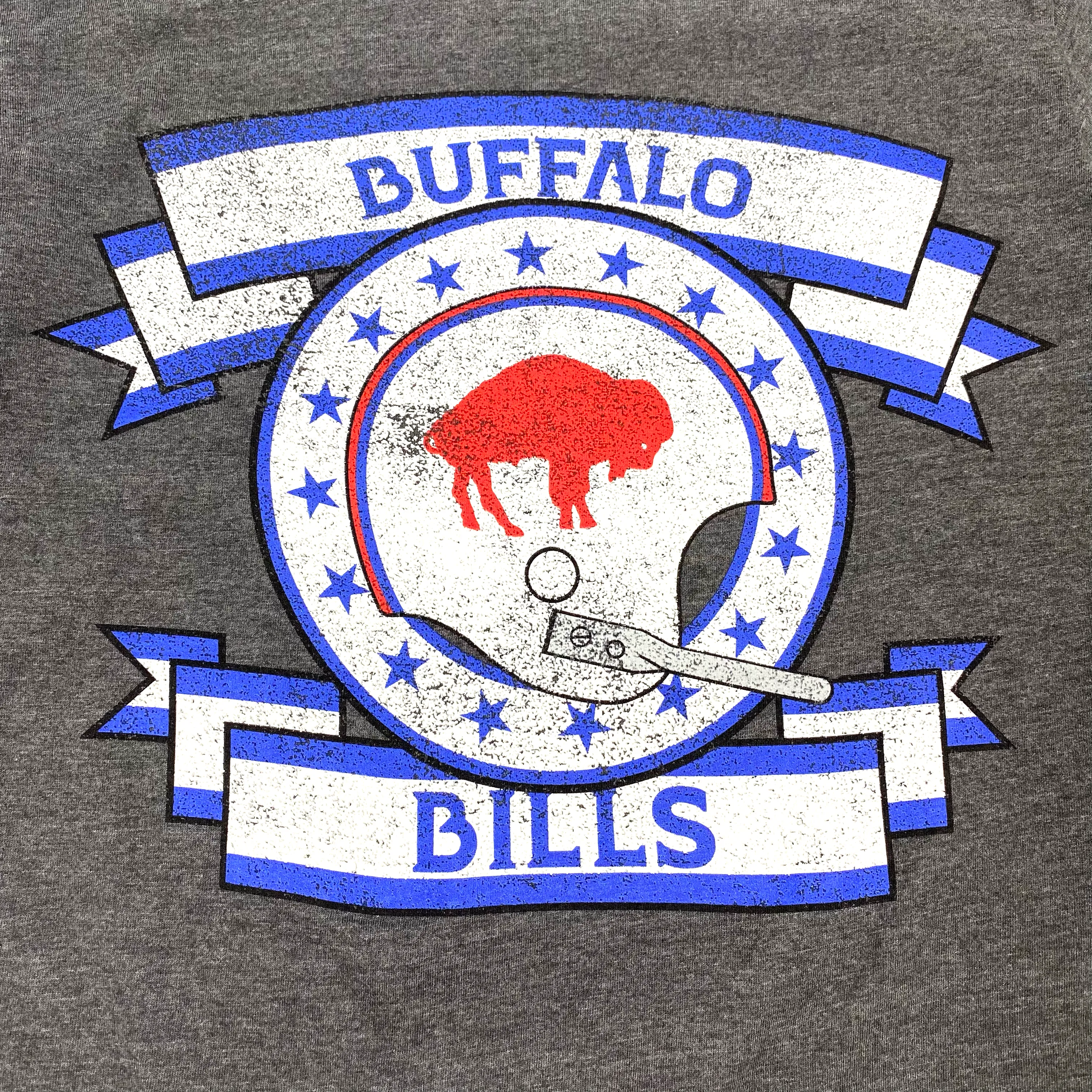 Buffalo Bills Heritage Steel Gray Short Sleeve Shirt