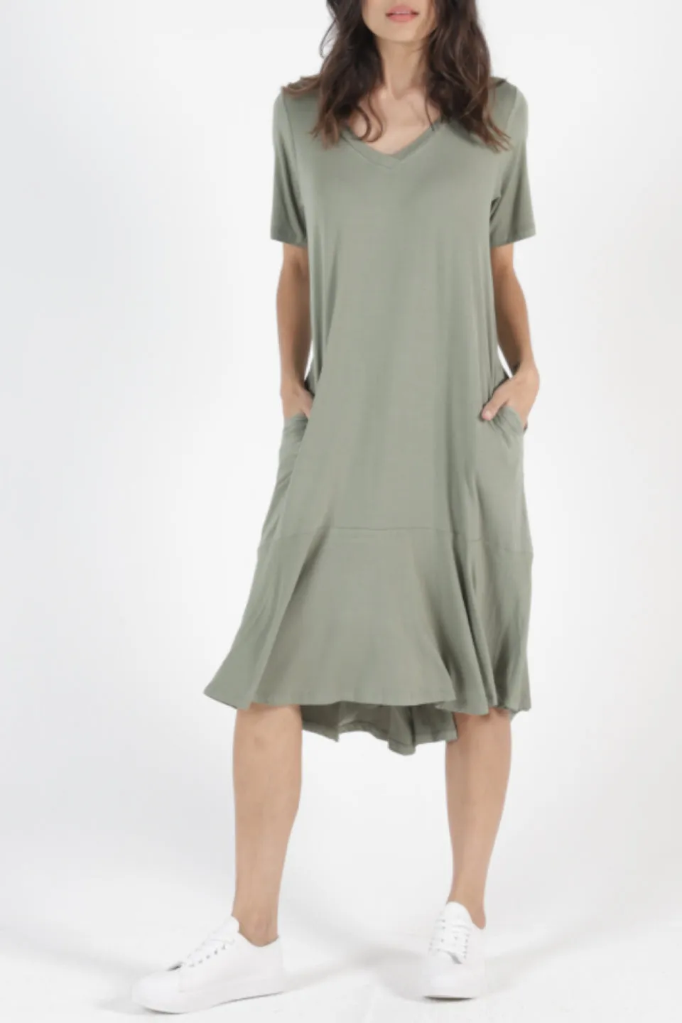 Camden SS Avocado Midi Dress