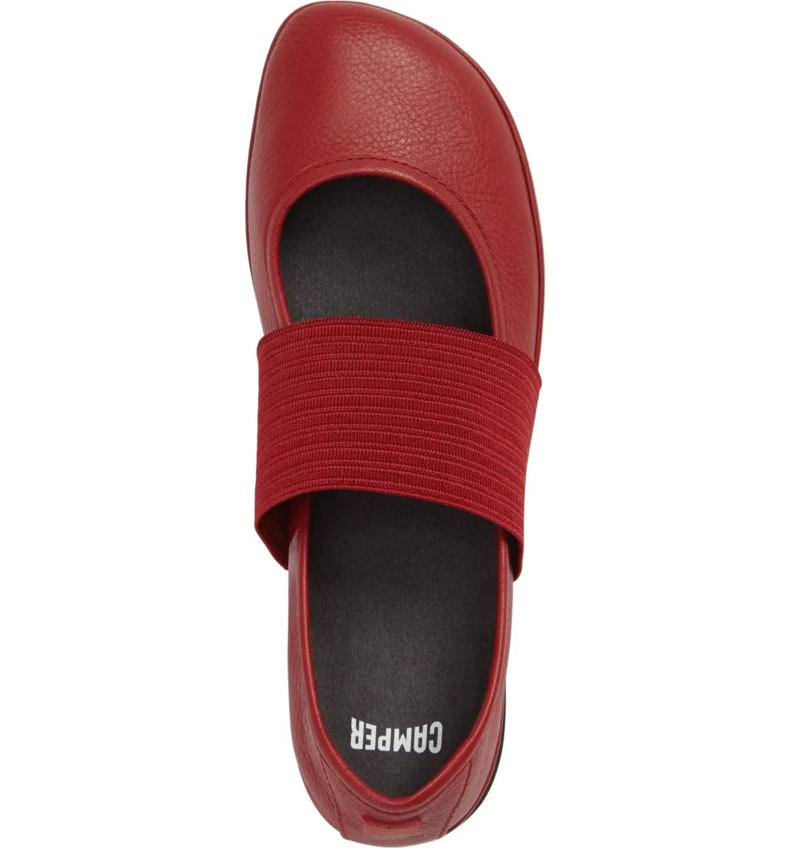 Camper Women's Right Nina Ballerina Red Leather