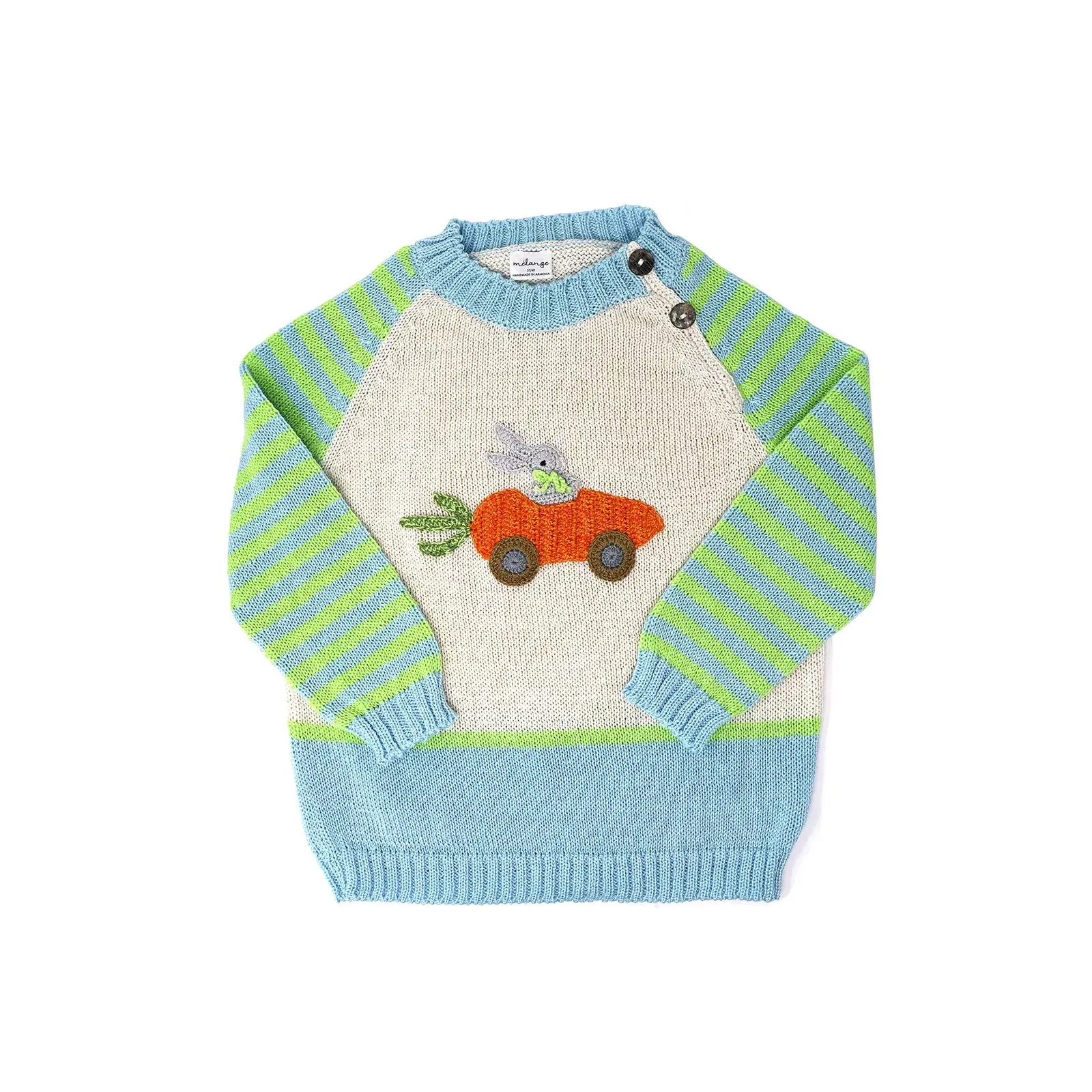 Carrot Car Easter Sweater