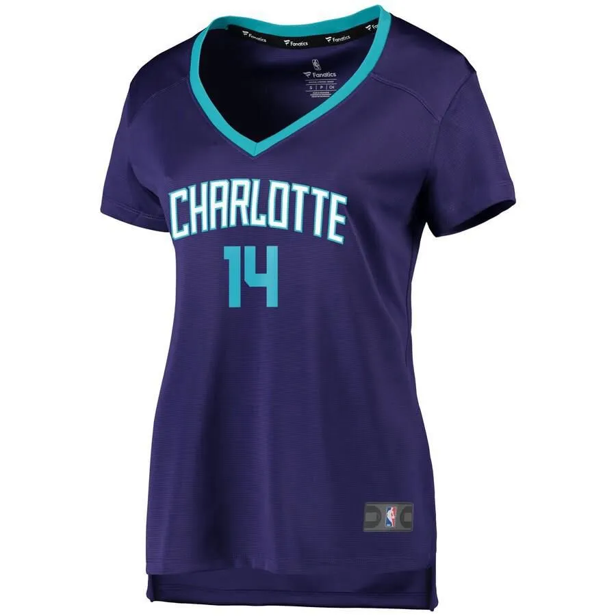 Charlotte Hornets Michael Kidd-Gilchrist Fanatics Branded Replica Fast Break Player Statement Jersey Womens - Purple | Ireland T5392E1