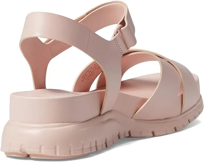 Cole Haan Zerogrand Sandal II Rose Smoke Ankle Strap Open Toe Flats Sandals