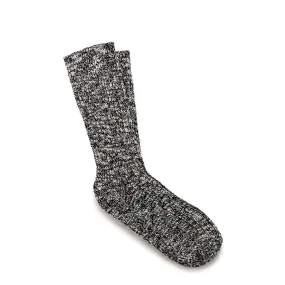 COTTON SLUB SOCKS WOMEN - BLACK/GREY