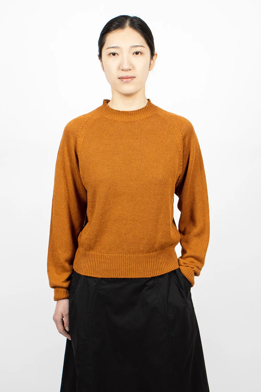 Crew Neck Resin Linen/Cotton