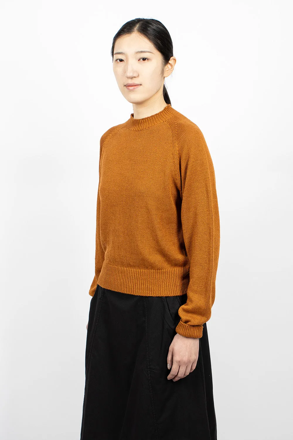 Crew Neck Resin Linen/Cotton