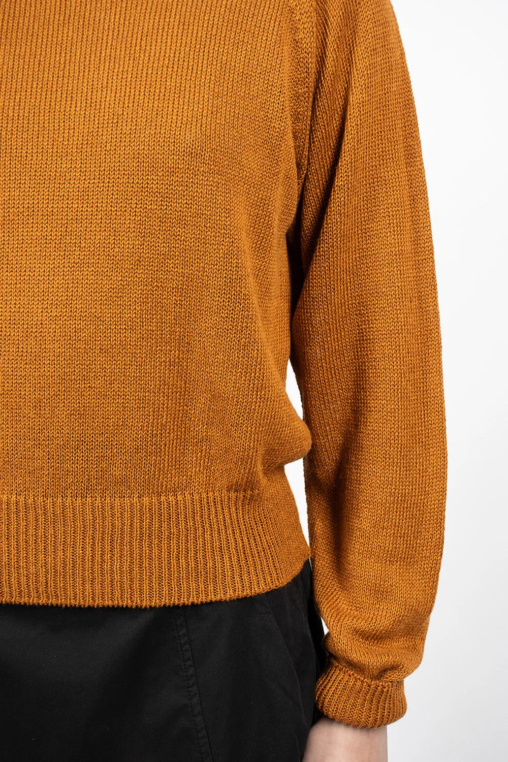 Crew Neck Resin Linen/Cotton