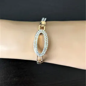 Crystal Oval Bracelet