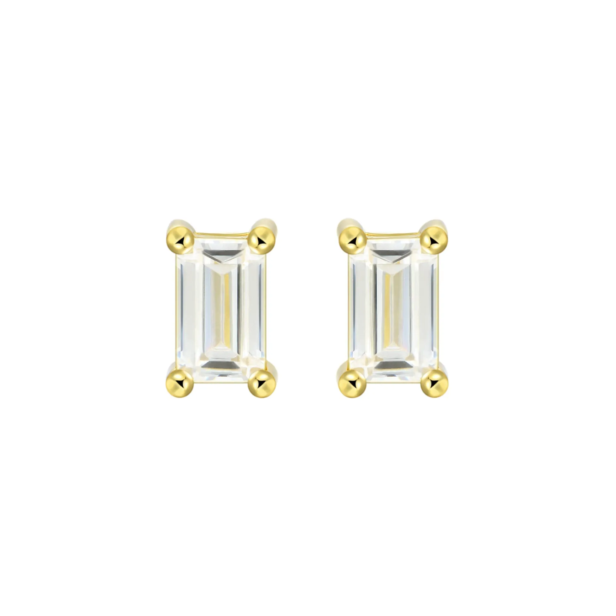 Custom Classic Moissanite Stud Earring