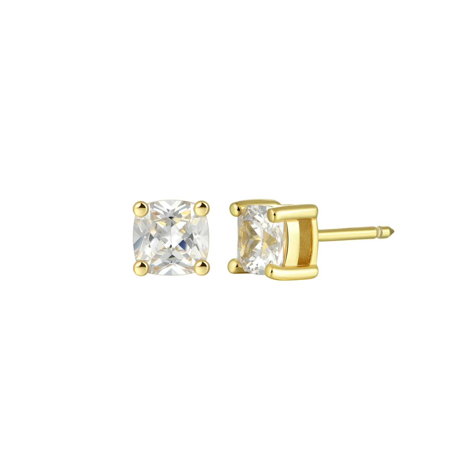 Custom Classic Moissanite Stud Earring