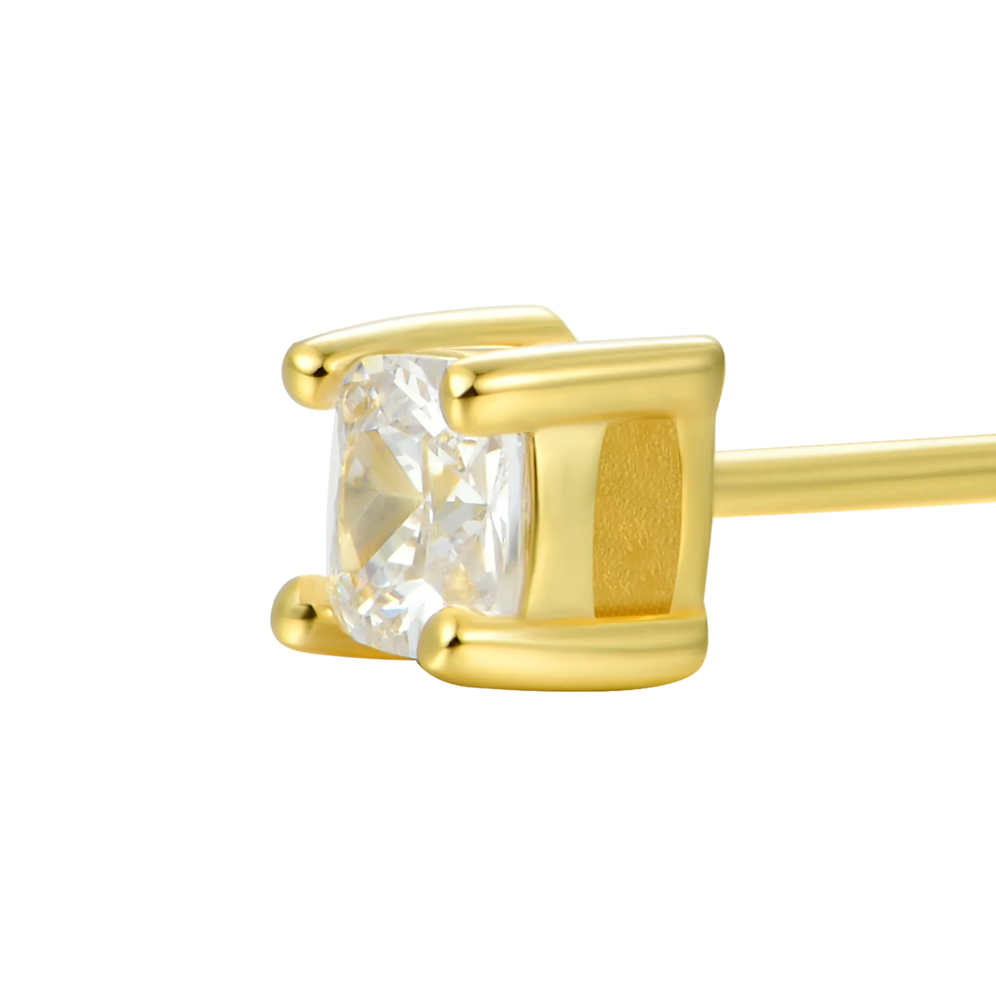 Custom Classic Moissanite Stud Earring