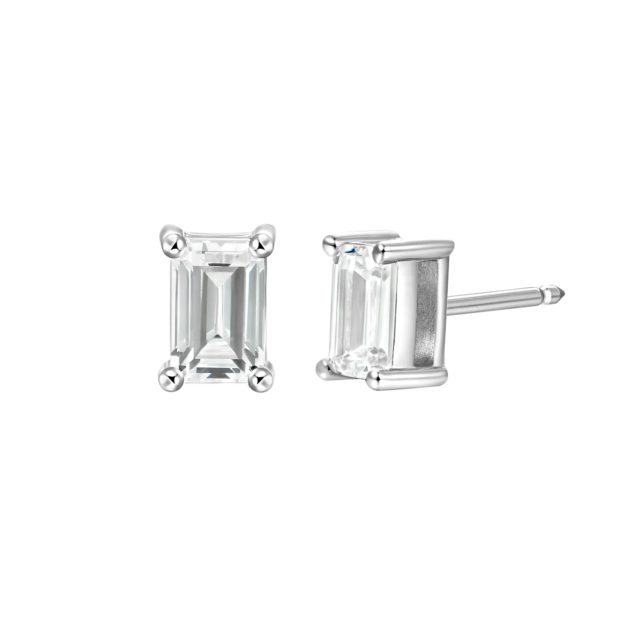 Custom Classic Moissanite Stud Earring