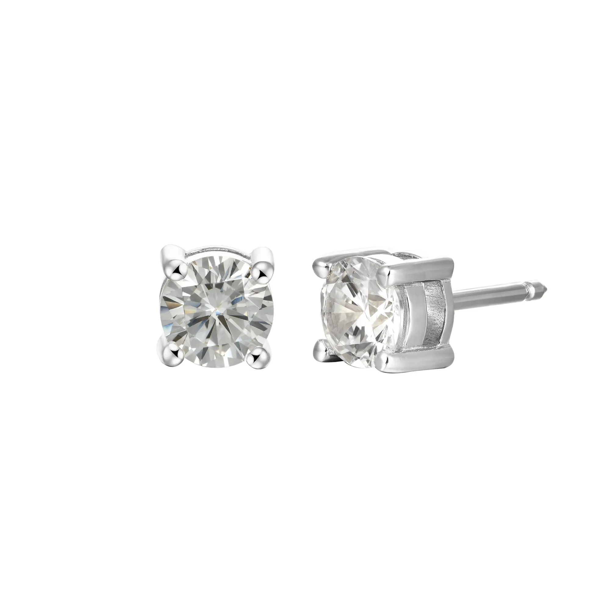 Custom Classic Moissanite Stud Earring