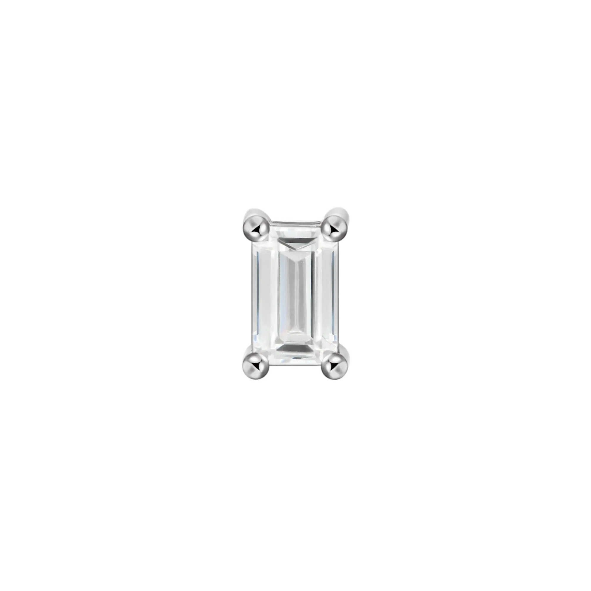 Custom Classic Moissanite Stud Earring