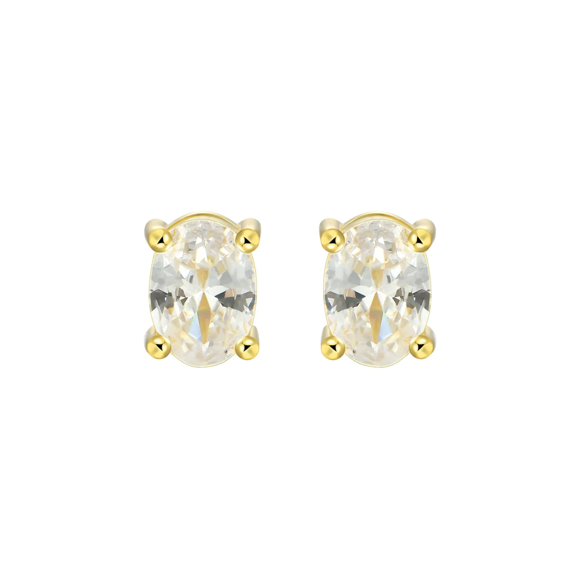 Custom Classic Moissanite Stud Earring