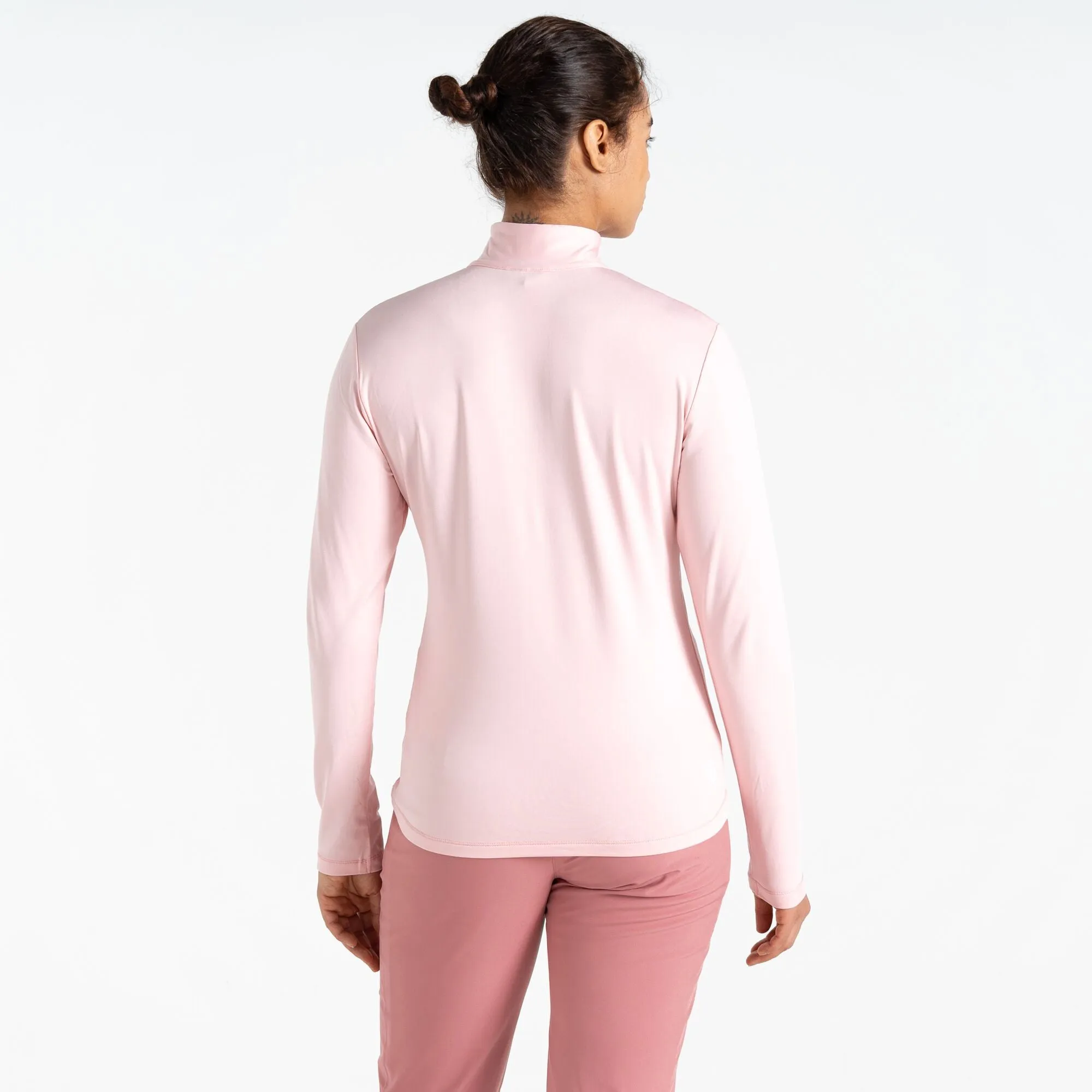 Dare 2B Women's Lowline II Stretch Quarter Zip Fleece (Crystal Rose)