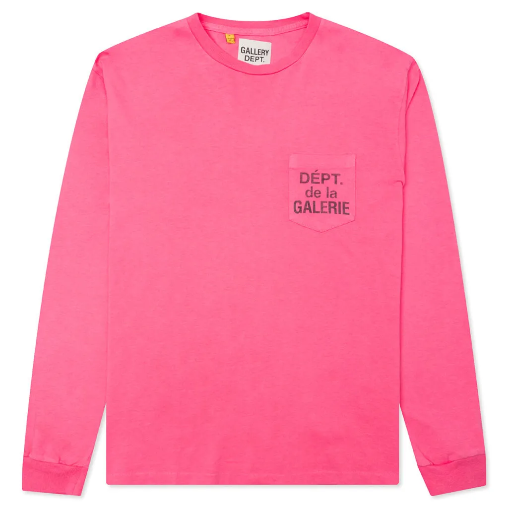 Dept De La Galerie L/S Tee - Salmon