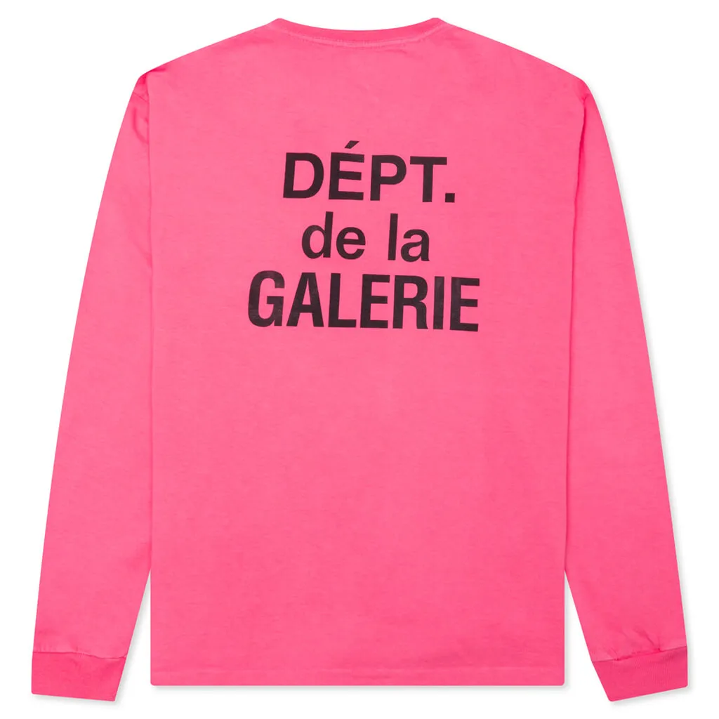 Dept De La Galerie L/S Tee - Salmon