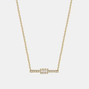 Diamond Segment Necklace