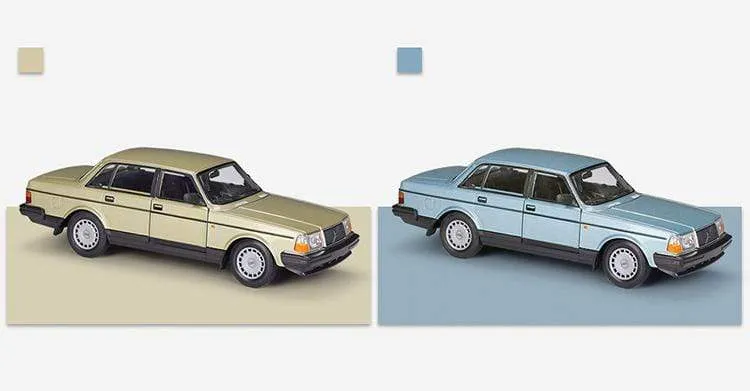 Diecast 1:24 Scale Car Classic VOLVO 240 GL High Simulation Model Car Alloy Metal Toy Car For Chlidren Gift Collection