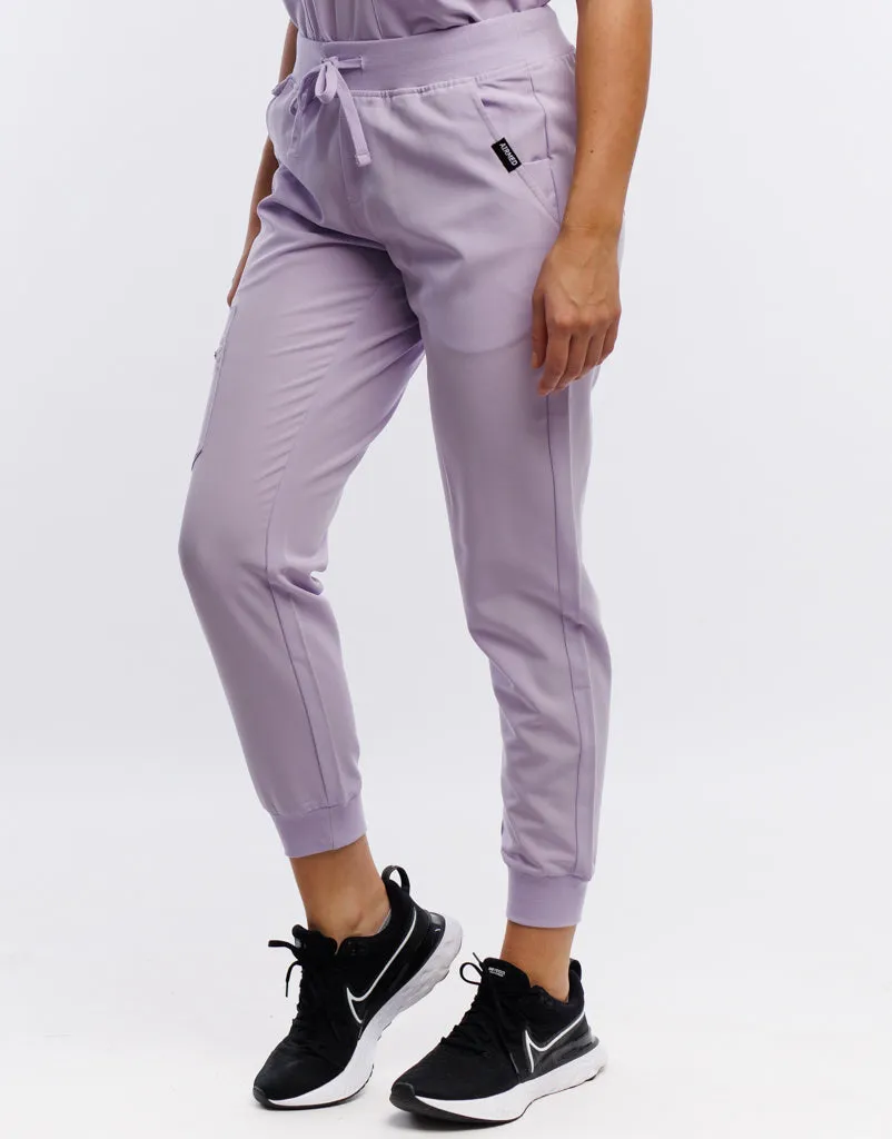 Essential Jogger Scrub Pants - Pastel Lilac