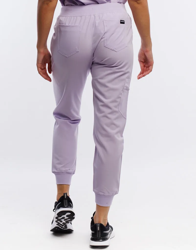 Essential Jogger Scrub Pants - Pastel Lilac