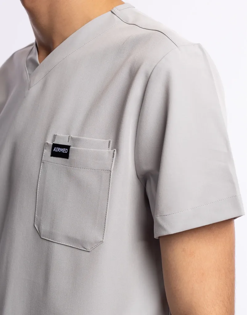 Essential V Neck Scrub Top - Tail Light