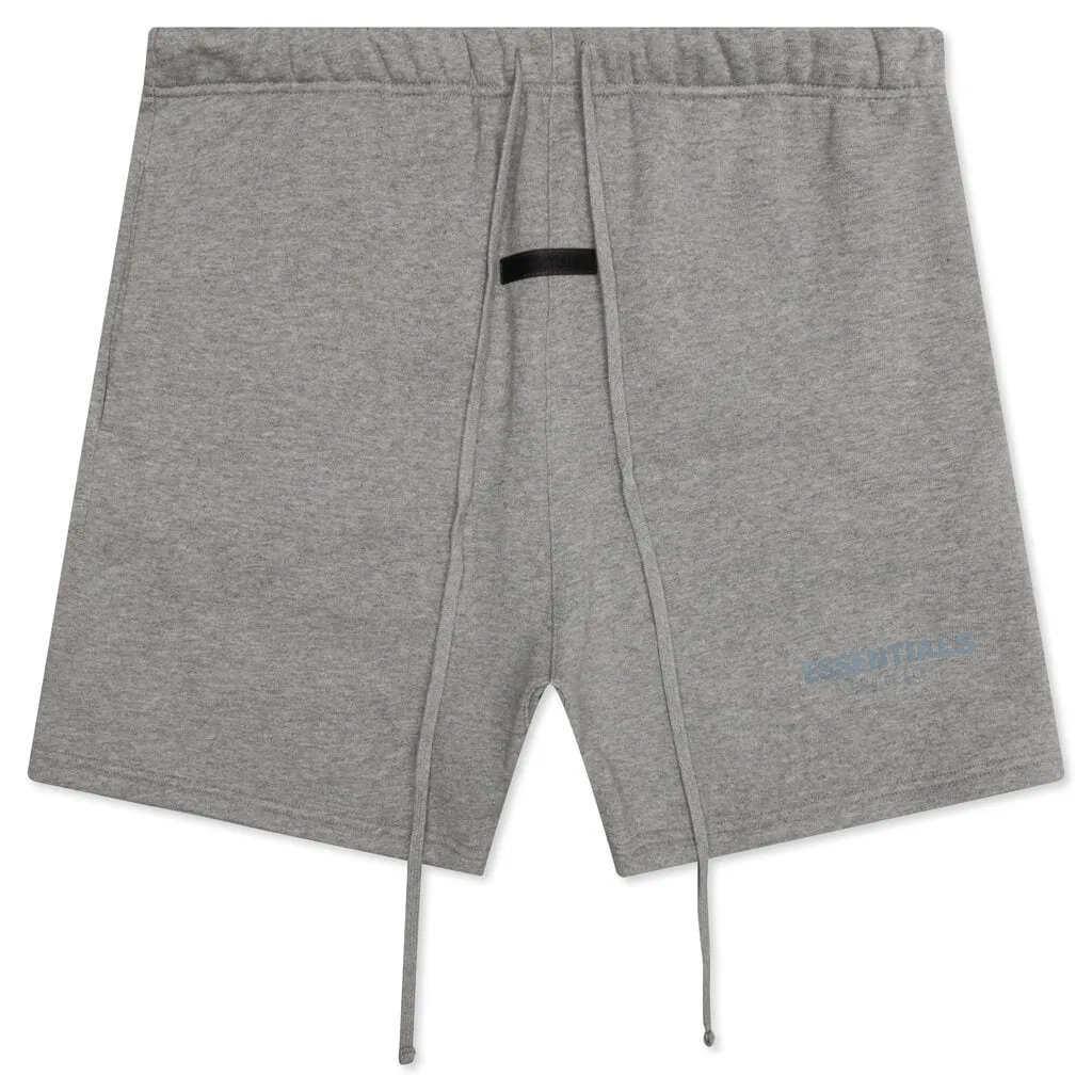 Essentials Sweatshort - Dark Heather Oatmeal