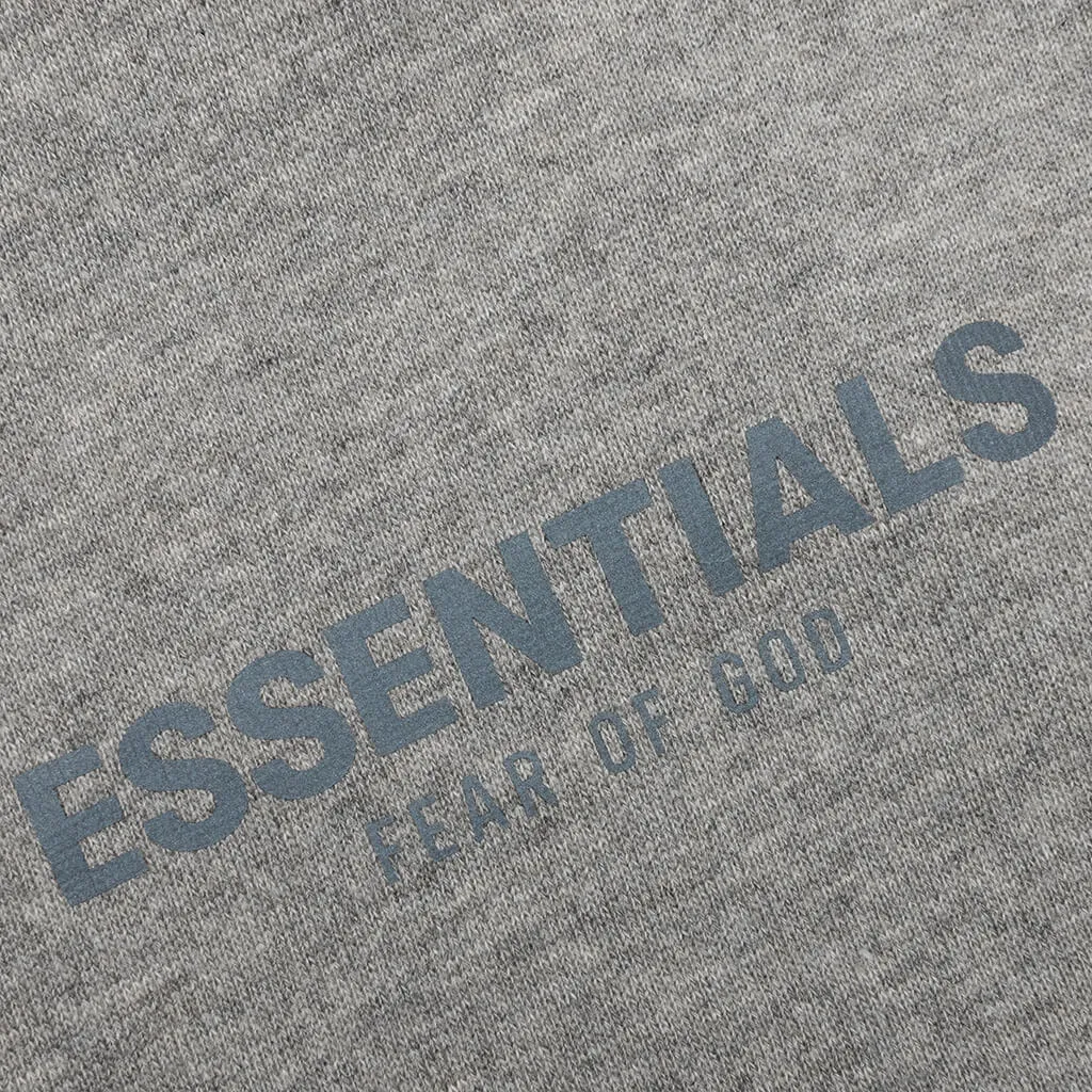 Essentials Sweatshort - Dark Heather Oatmeal