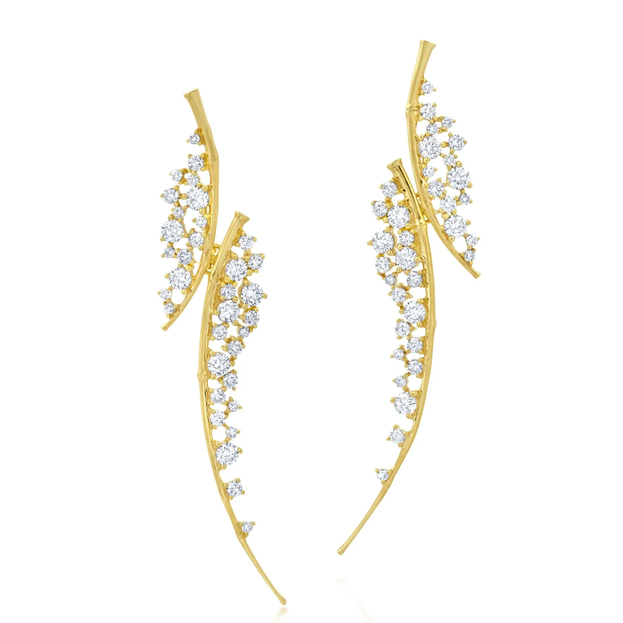 Falling Star Diamond Earrings