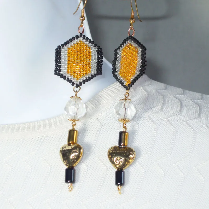 Falviana Dangle Bead Earrings