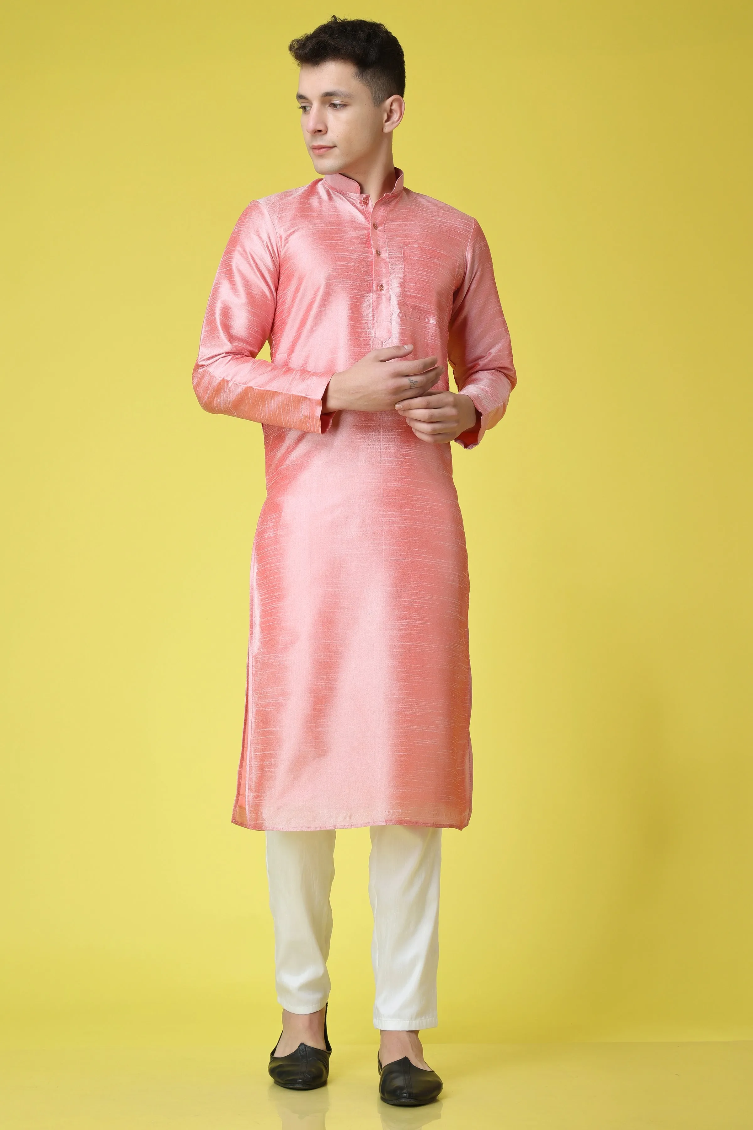 French Aroma Silk Kurta Pajama