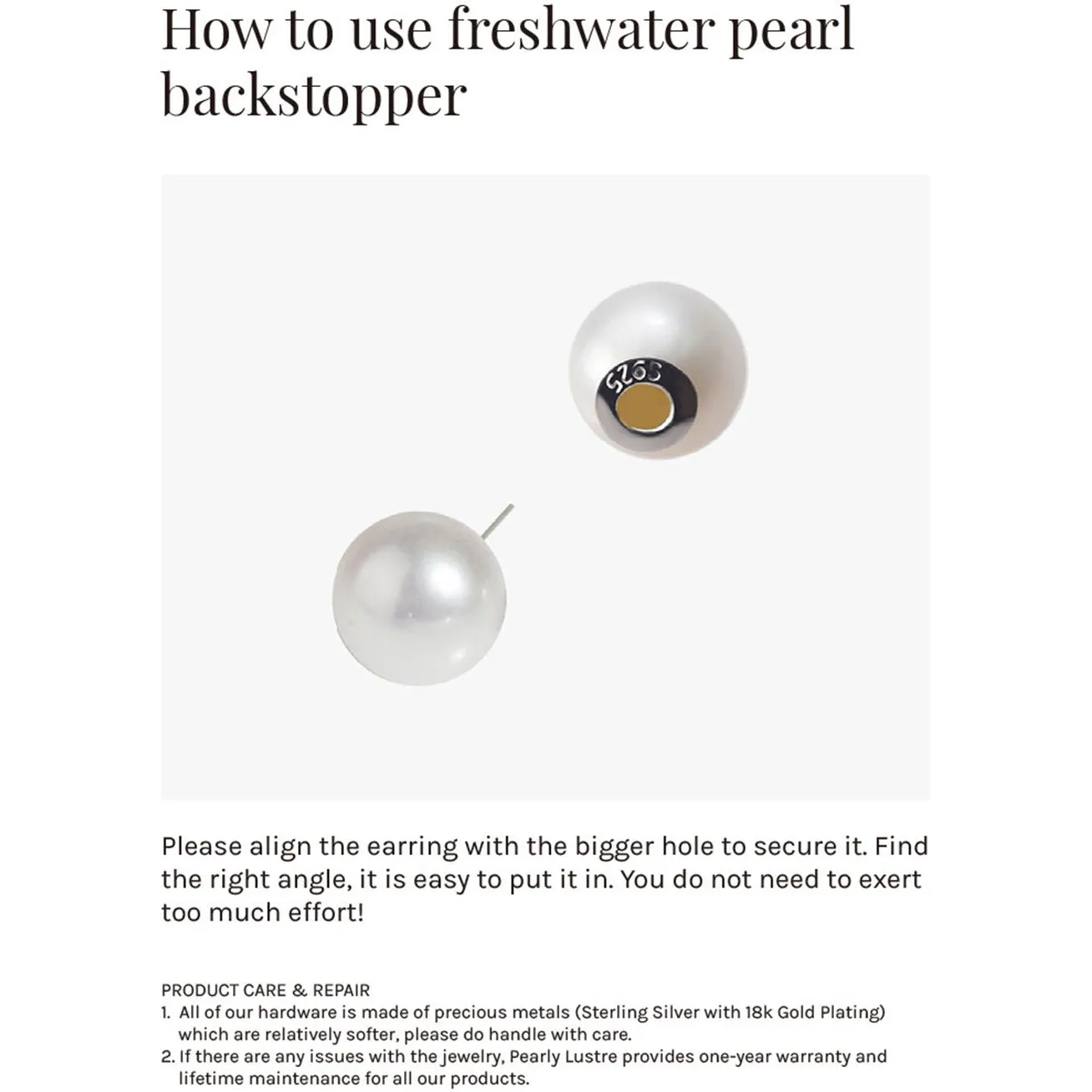 Freshwater Pearl Earrings WE00057 | SAFARI