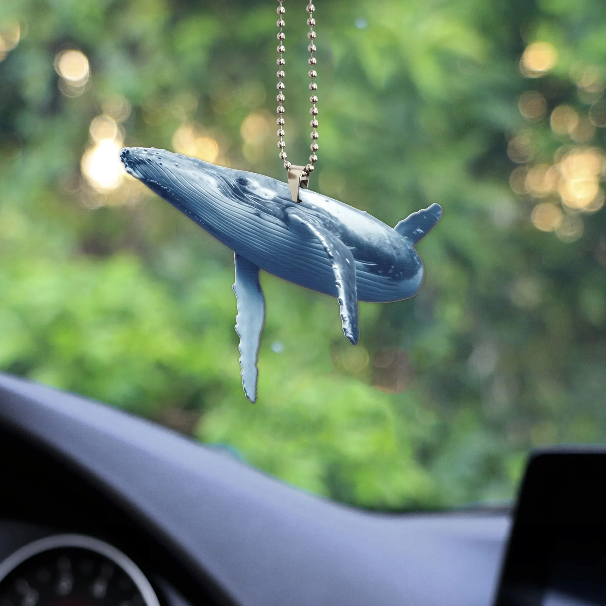 Gearhuman 3D Blue Whale Car Hanging