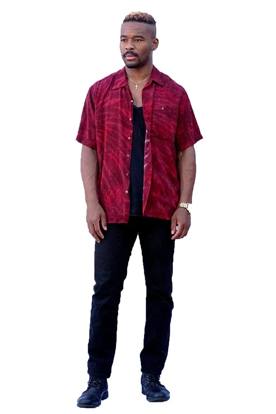 Hawaiian Kai Shirt // Sunburst Tie Dye