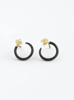 Herkimer  Diamond Minimalist Stud Earring